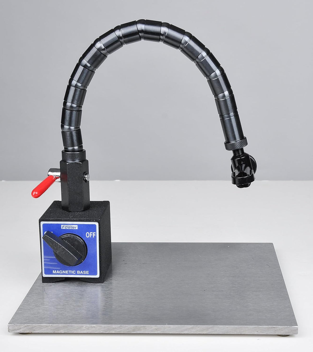 Fowler 52-585-015-0 Flex Arm Magnetic Base, 100 lbs. Pull