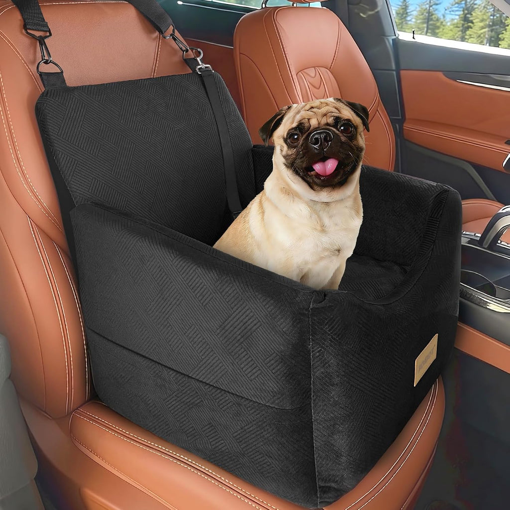 Dog Car Seats for Small Medium Dogs Under 35lbs, Dog Booster Seat with Detachable Washable Cover and Cushion, Memory