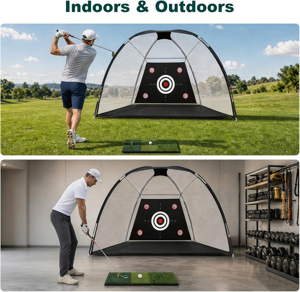 Golf Net with Practice Mat