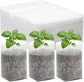 Fabric Plant Grow Bags - 200pcs Seed Starter Planting Bags Seedling Pots 5.5x6.3 inches, Nursery Pots for Plants