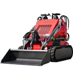 Mini Skid Steer Loader 23HP Gas Powered Stand On Compact Track Loader