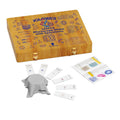 150 Prepared Microscope Slides with Wooden Case and Study Guide | Plant, insect and animal specimens, polished glass