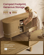 Storage Cabinet, Sideboard with Adjustable Shelves