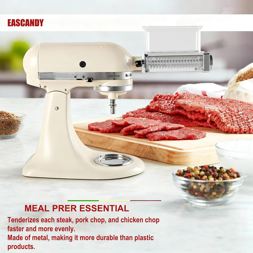 Stainless Steel 3 Adjust Meat Tenderizer Attachment for KitchenAid Mixer
