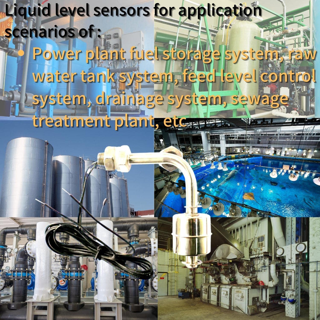 ERSIQI Water Level Sensor Float Switch for Tank NO AC M10