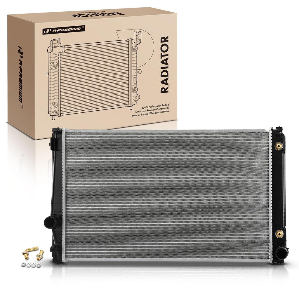 A-Premium Engine Coolant Radiator Assembly with Transmission Oil Cooler
