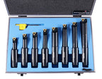 Accusize Industrial Tools Round Shank Indexable Boring Bar, 3/4 in