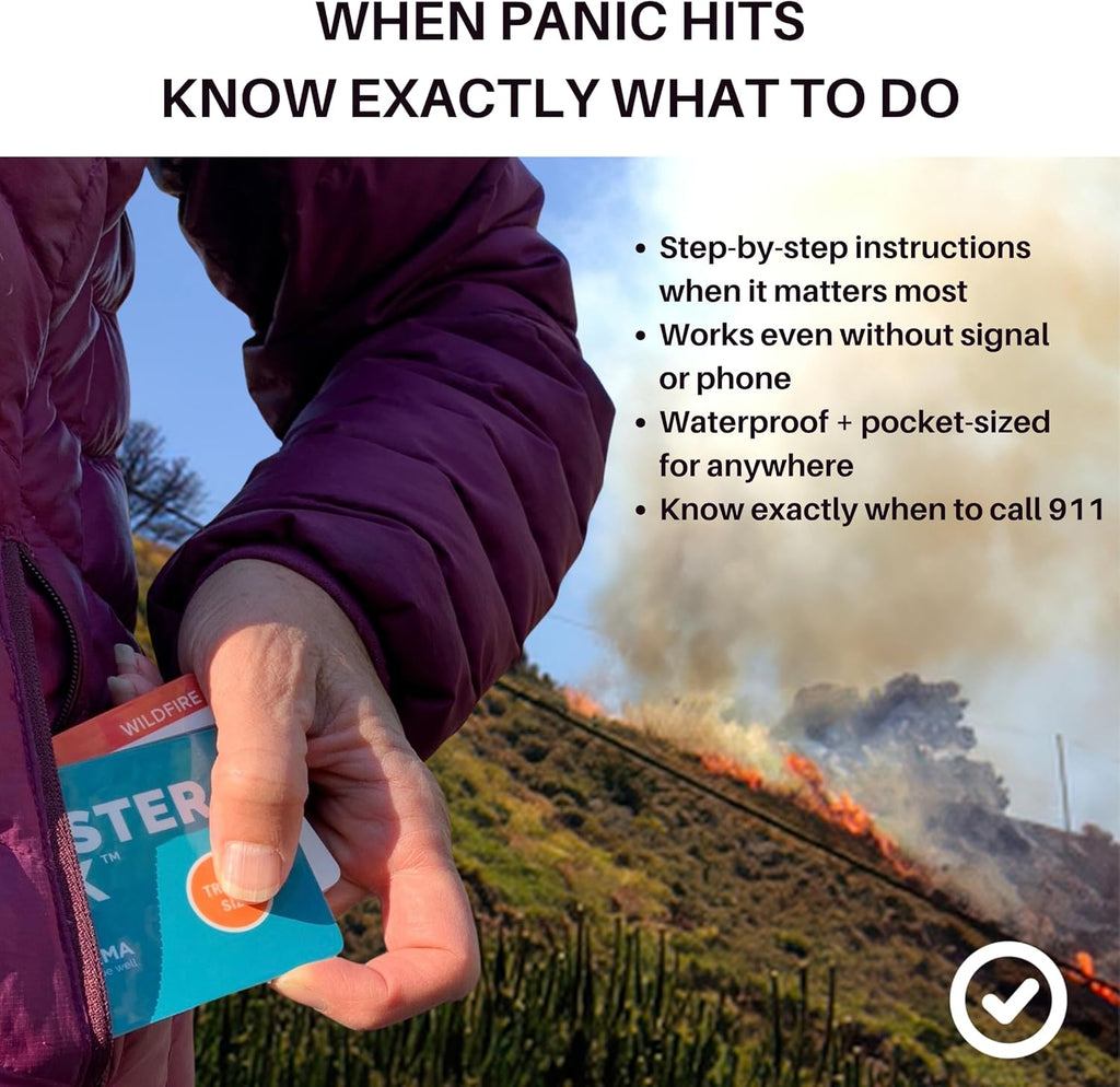 Disaster Guide for Emergency Preparedness Kit – Waterproof Wildfire, Earthquake & Hurricane Survival | 12 Disasters |