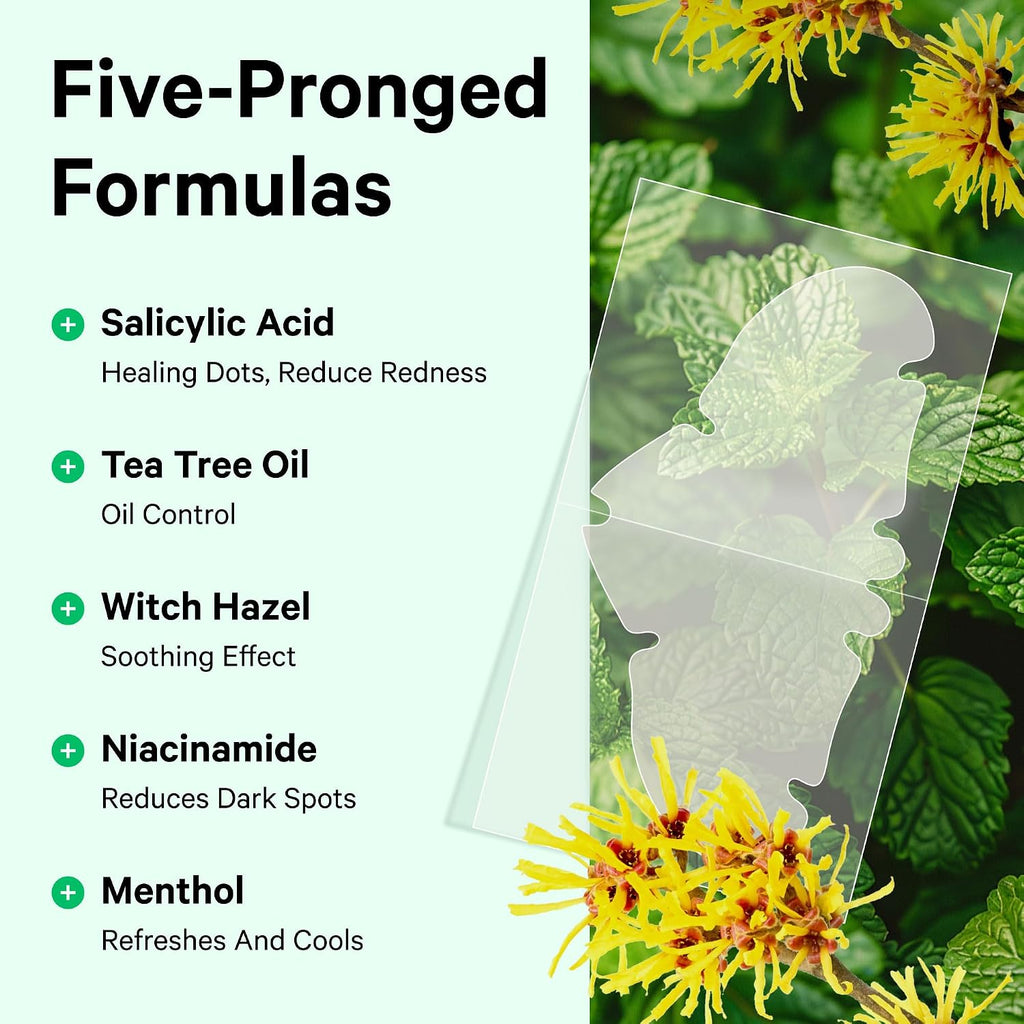 Hydrocolloid Pimple & Pore Patches for Nose, Absorb Oil Overnight, Target Pimples, Zits and Pores, FSA Eligible Acne