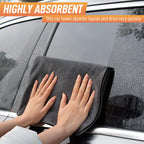 Microfiber Drying Towels for Cars Detailing 16 x 24inch 6 Pack Grey