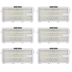 Vacuum Replacement Filter 6-Pack Compatible with Miele SF-HA 50 Canister