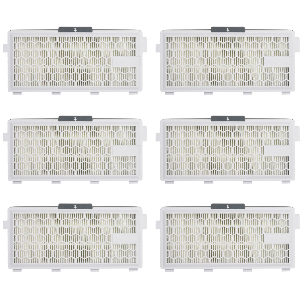 Vacuum Replacement Filter 6-Pack Compatible with Miele SF-HA 50 Canister