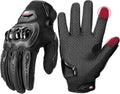 Motorcycle Gloves for Men/Women, Touchscreen Dirt Bike Gloves with Shell, Anti-Slip for Motorbike, Riding, Racing