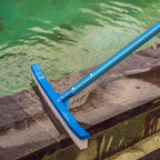 Telescopic Pool Pole, 12Ft, Adjustable 3Piece Expandable Step-Up, Pool Brush Pole for Cleaning