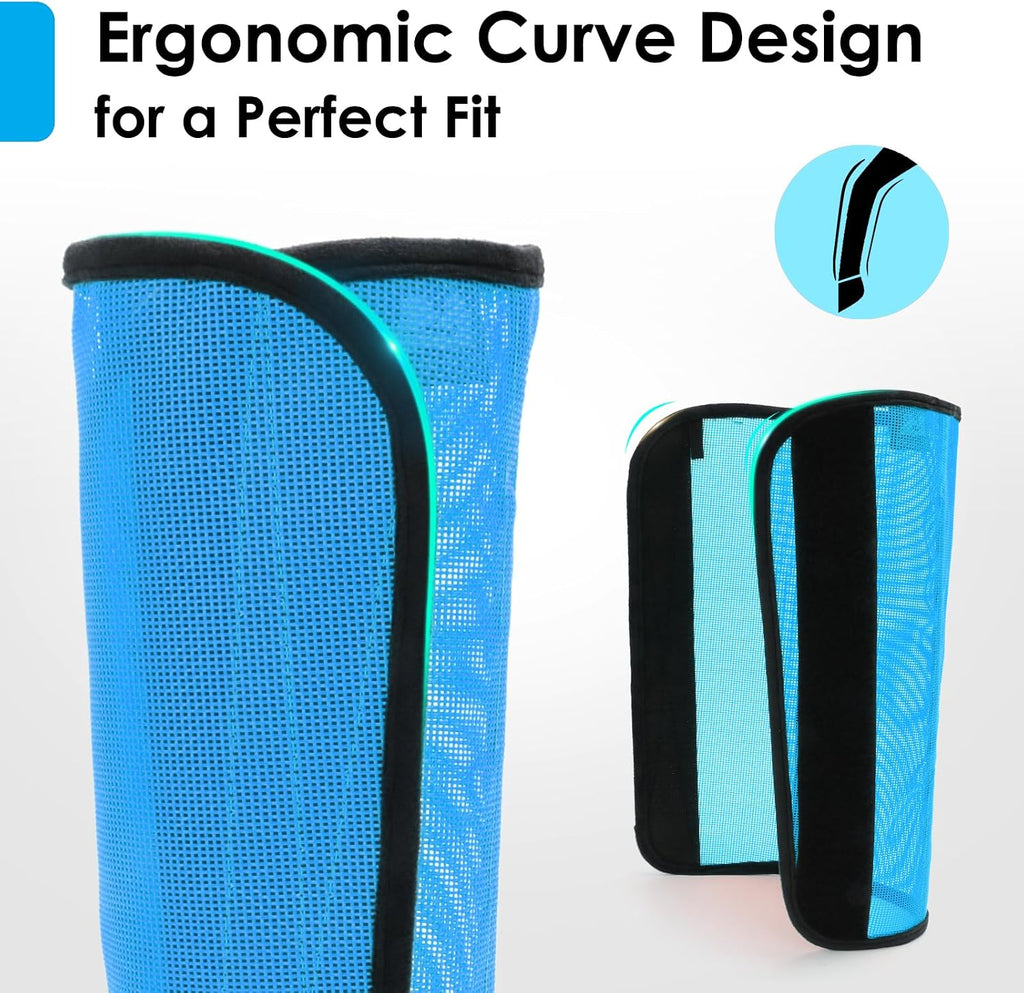 Fly Boots for Horses Set of 4 – Innovative Curved-Edge Design, Anti-Sag Stays, Breathable Mesh Leg Protection