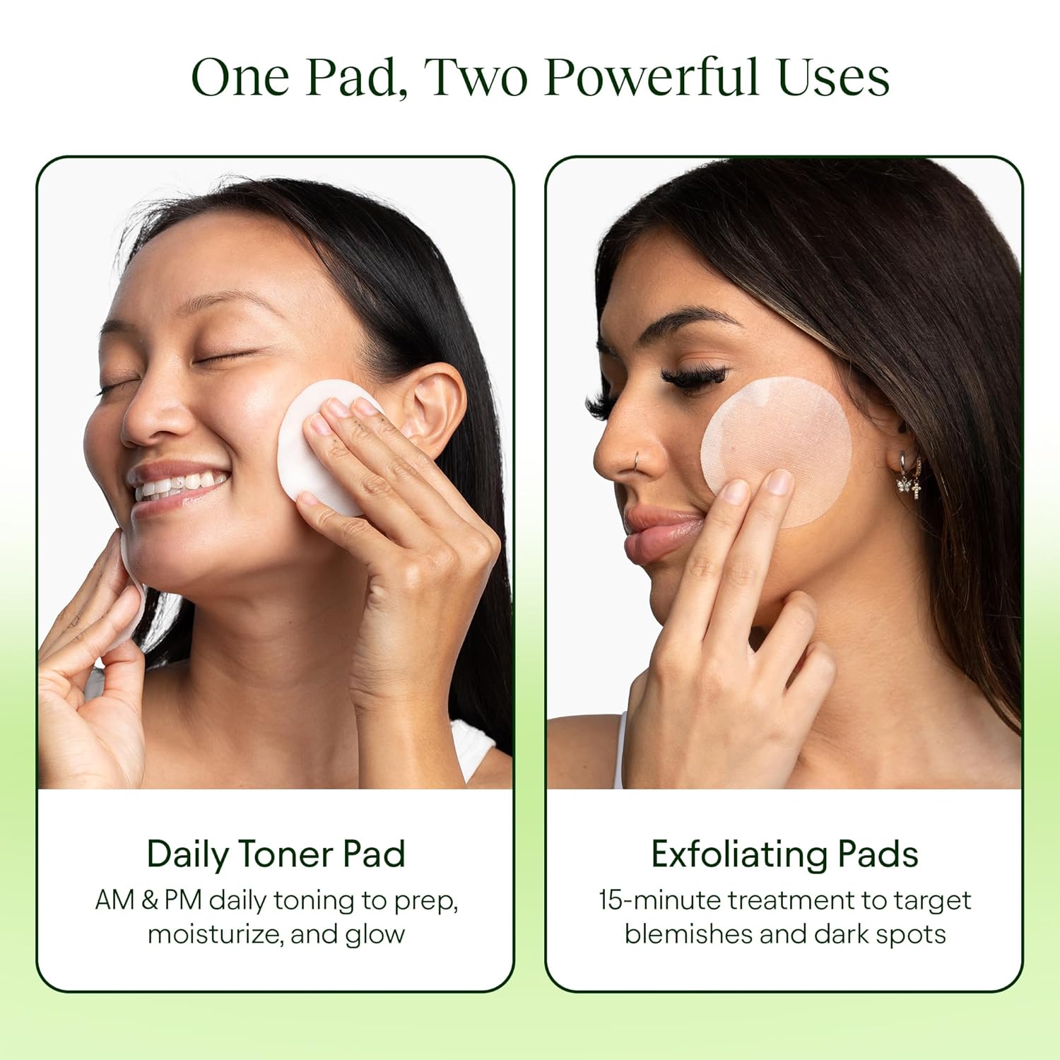 Toning Polish Pads - Korean Skincare for Dark Spots, Wrinkles & Dull Skin - Hydrating Facial Treatment with Snail