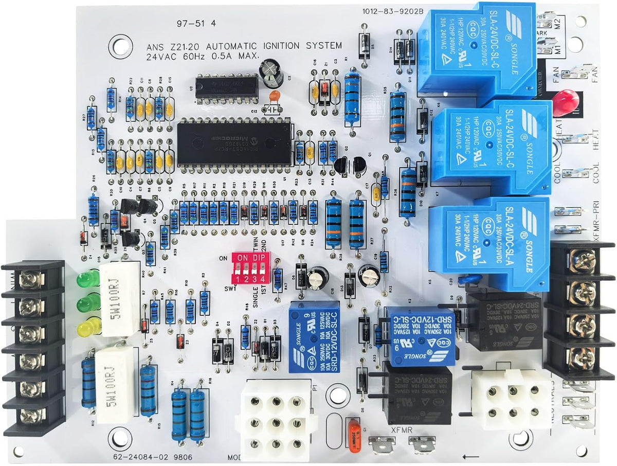 1012-920A Furnace Control Board for Rheem Ruud 62-24084-82 62-24084-02