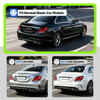 JMTAAT Bumper Diffuser Compatible with 2015-2019 Benz C Class W205/C300