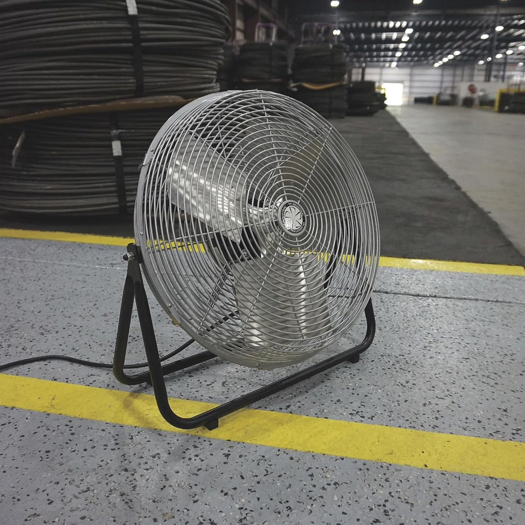 18IN Industrial Floor Fan, 1/8 HP, 3 Speed, 120V