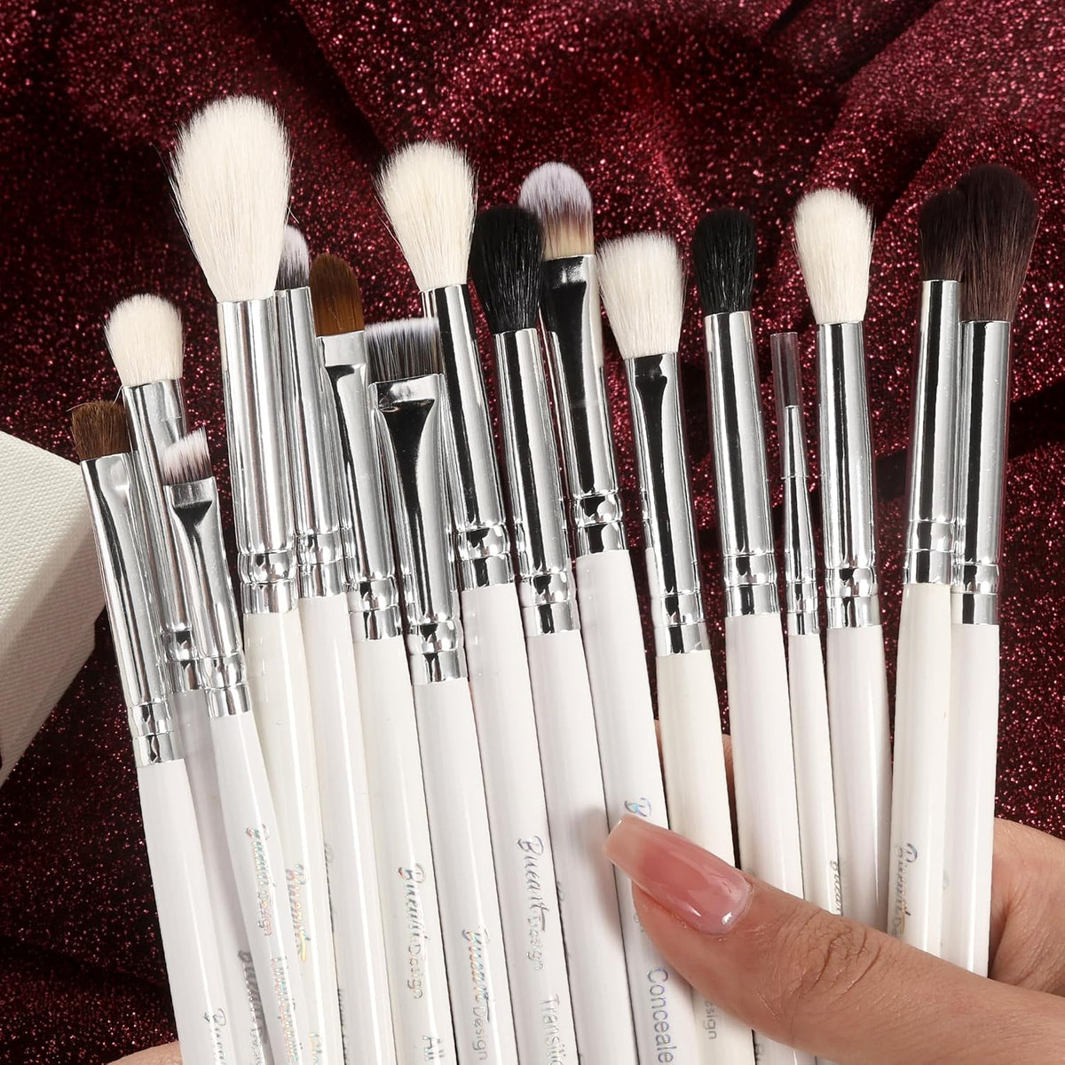 16Pcs Essential Pro Grade eyeshadow Makeup Brush Set
