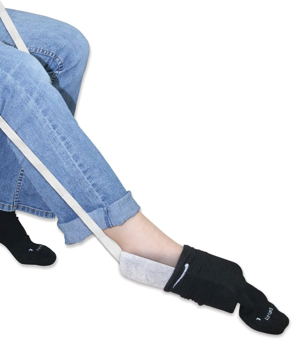 Flexible Sock Aid Helper with 26-Inch Straps