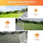 Unique Design 4 Step Hand Rails for Outdoor Steps, Adjustable