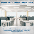 2 Lamp T12 Electronic Fluorescent Ballast, 120V, Instant Start