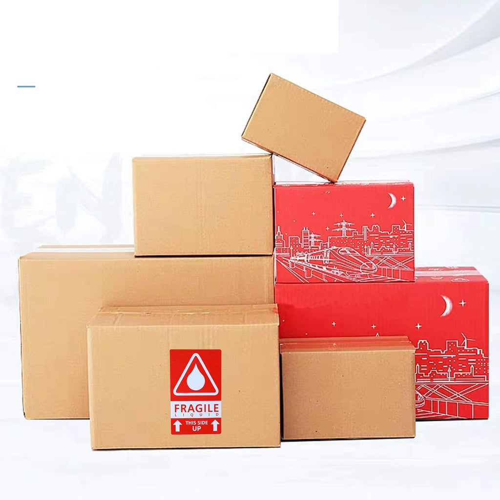 3 x 5 Fragile Liquid This Side up Pre-Printed Labels/Stickers 100 Labels per Roll