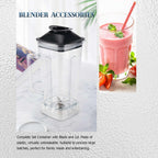 Kqcibz Spare Jug for Blender Replacement Part Transparent 2L Capacity Blender Spare Compatible for SILVER Blender