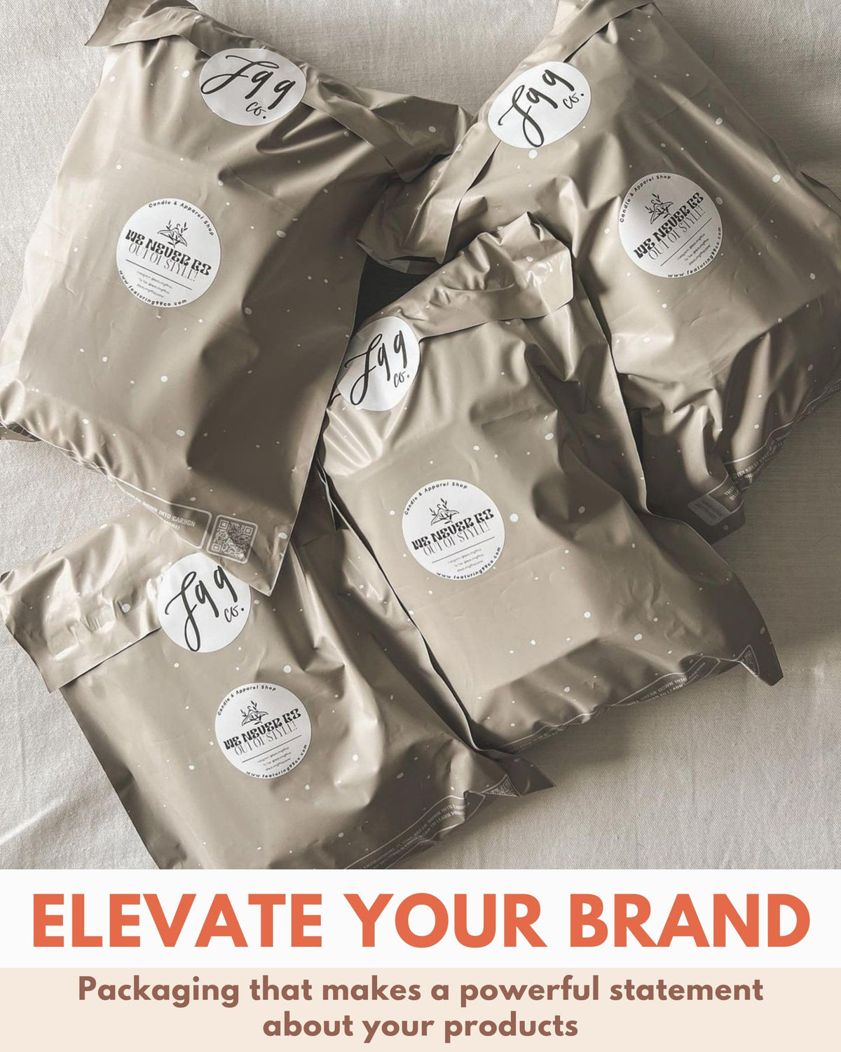 Poly Mailers 10x13-25 Pack Biodegradable Shipping Bags for Clothes - Impack Self-Seal Waterproof Thick Mailing