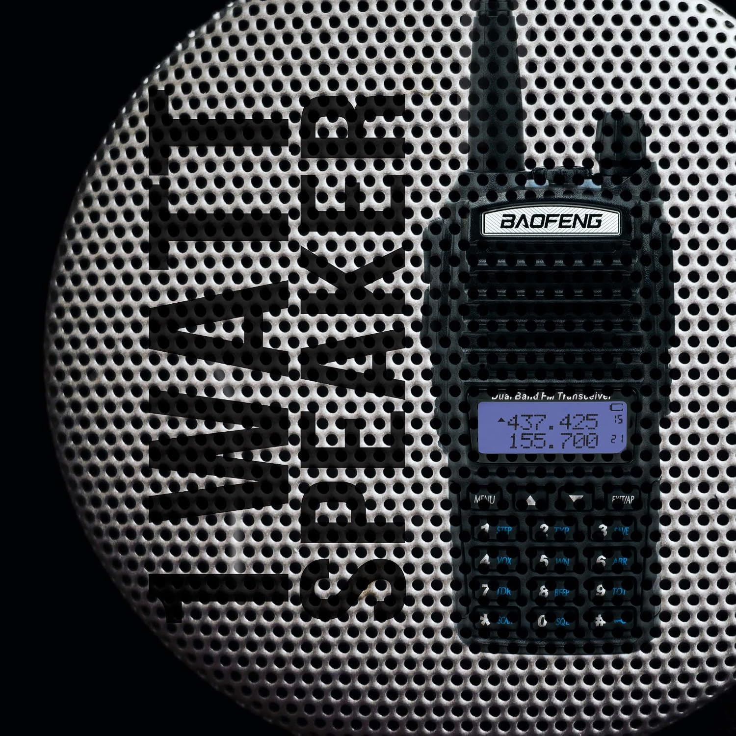 BaoFeng UV-82C Dual-Band 136-174/400-520 MHz FM Ham Two-Way Radio, Transceiver, HT with Battery, Earpiece, Antenna
