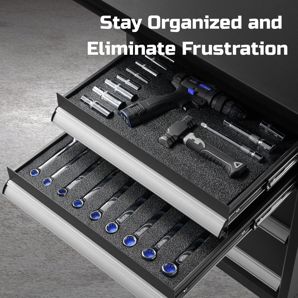 Tool Box Foam Organizer 24x16x1 inch 4Pack, Kaizen Sheets for Pro Tool Control, Custom Tool Shadow Inserts for Cases
