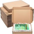 Shipping Boxes 12x9x2" 30 Pack Brown Corrugated Cardboard Mailer
