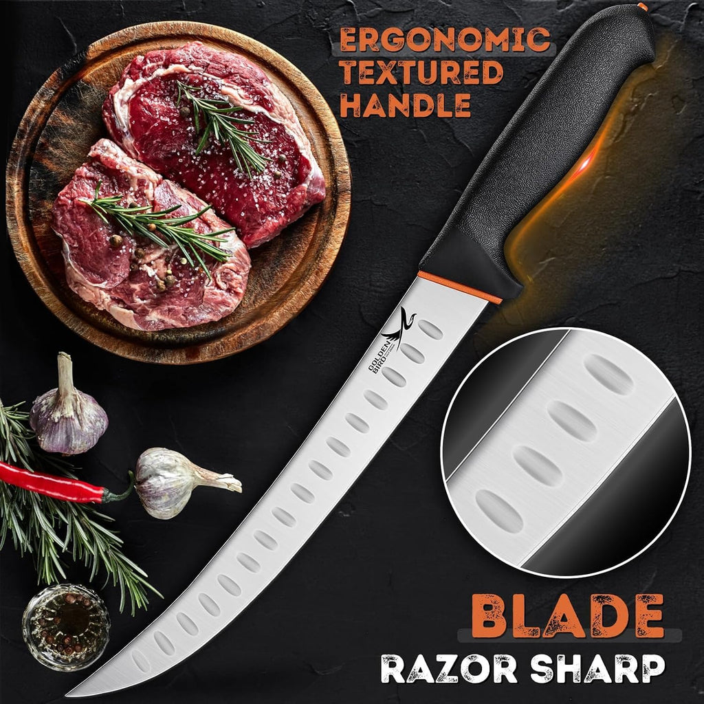 Butcher Knife Set for Meat Cutting, Gifts for Men Women
