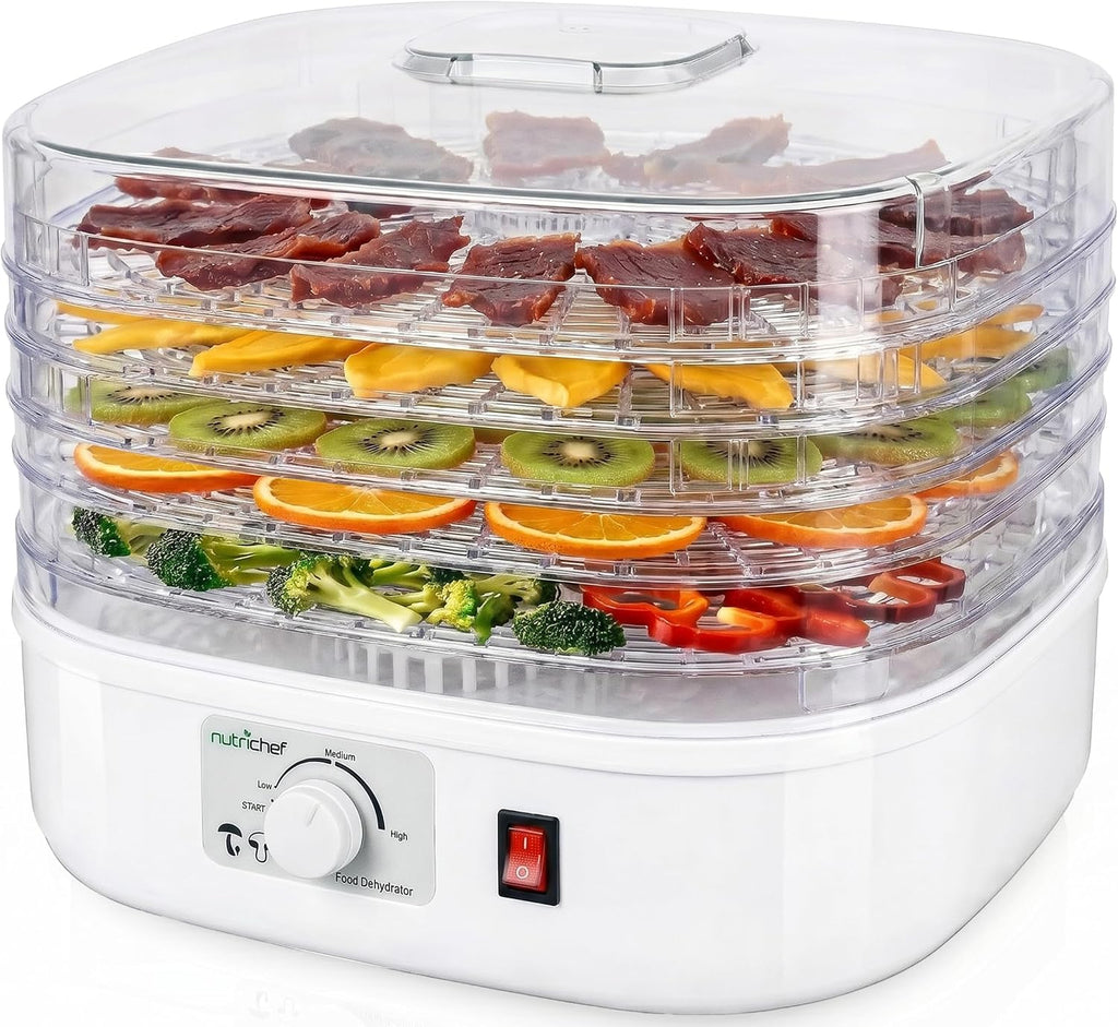 Food Dehydrator Machine | Multi-Tier Appliance for Home Use | Perfect for Beef Jerky, Fruits, Vegetables & Dog Treats