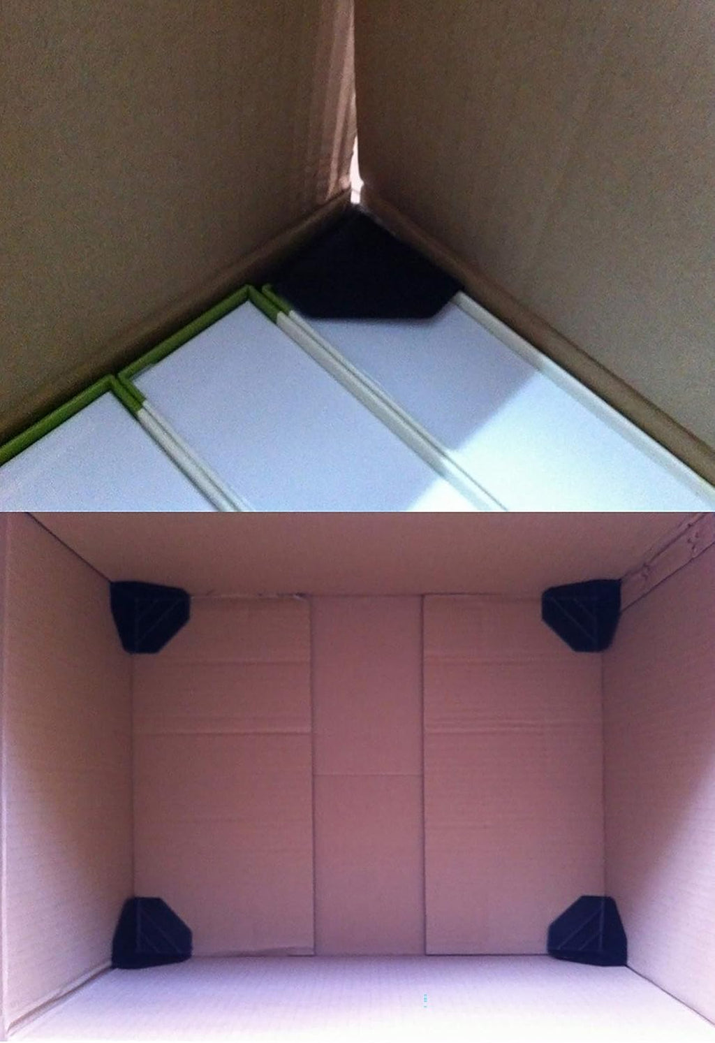 Shipping Box Corner Protectors Plastic Packaging Edge Protectors for Box Shipping 50 Pcs