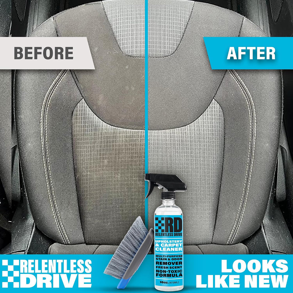 Car Carpet & Upholstery Cleaner Kit – Seat Cleaner | Car seat shampoo, upholstery stain remover, carpet cleaning kit