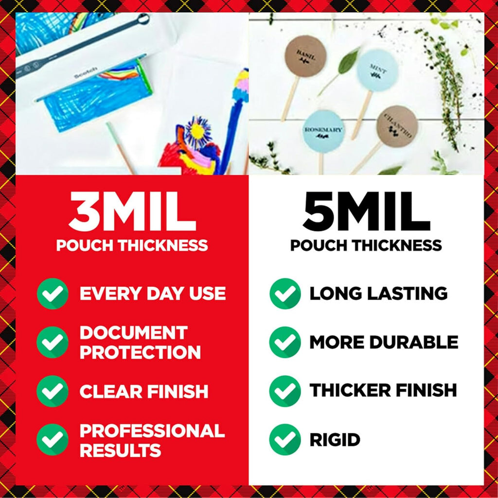 Scotch Thermal Laminating Pouches, Legal Size 11 x 17 Inches, 25 Pack Laminating Sheets, 3 Mil, Education Supplies &