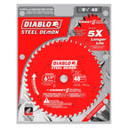 Diablo Steel Demon Cermet II Saw Blade for Medium Metal - 6-1/2" x 48-Teeth