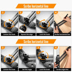 GRENPRO Combination Speed T-Square Ruler Angle Finder Woodworking Tools
