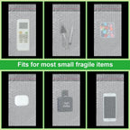100 Pack 5x7 Inch Bubble Out Bags Pouches, Clear Bubble Protective Wrap Bags, Bubble Double Walled Cushioning Pouch