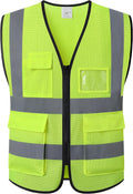 Reflective Safety Vest for Men Women Construction Vest ANSI Standard AP1 | ANSI Standard, 5 utility Pockets 4