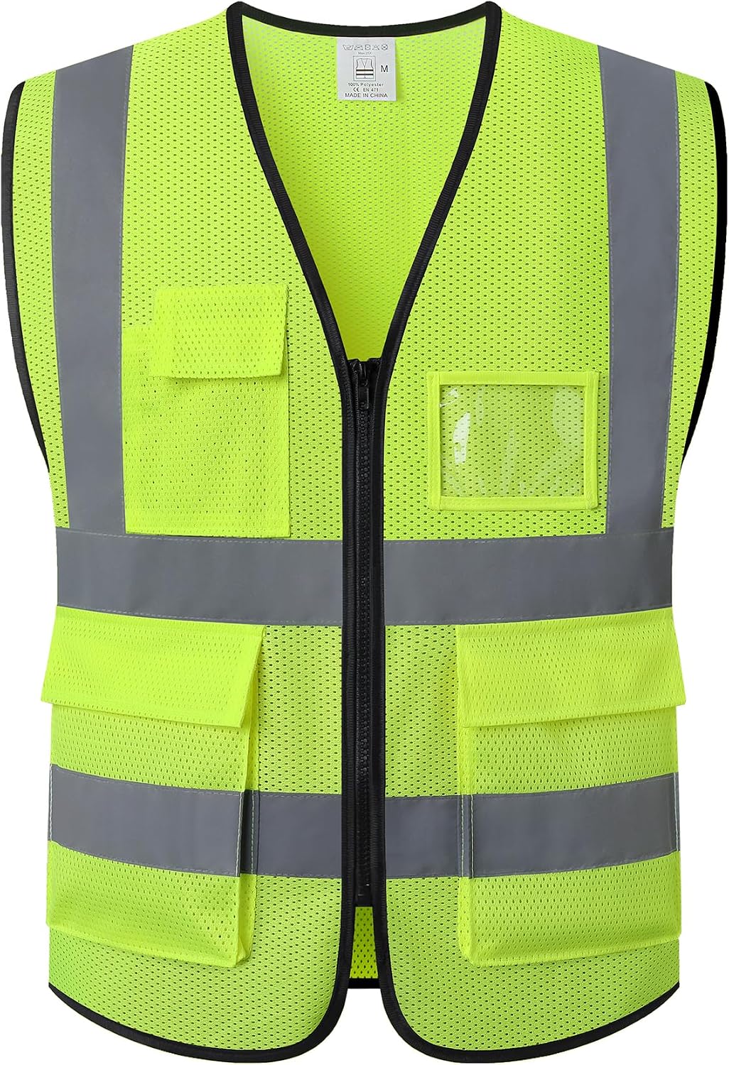 Reflective Safety Vest for Men Women Construction Vest ANSI Standard AP1 | ANSI Standard, 5 utility Pockets 4