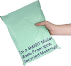 100 Count, 10x13 inch 100% Recycled Poly Mailers Eco Friendly Packaging Envelopes Supplies Mailing Bags 2.5 Mil Thick