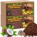 4 Pack Coconut Fiber Substrate, Premium Coco Coir Reptile Substrate