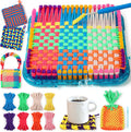 Weaving Loom Kit Toys, DIY Arts and Crafts for Kids and Adults, Ideal Gifts for Girls Ages 5 6 7 8-12 13, Easy