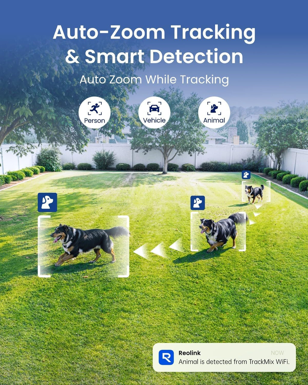 4K Wired WiFi Outdoor Security Camera, 8MP Dual Lens, 360 PTZ Camera, Auto Tracking, 2.4/5GHz Wi-Fi Smart