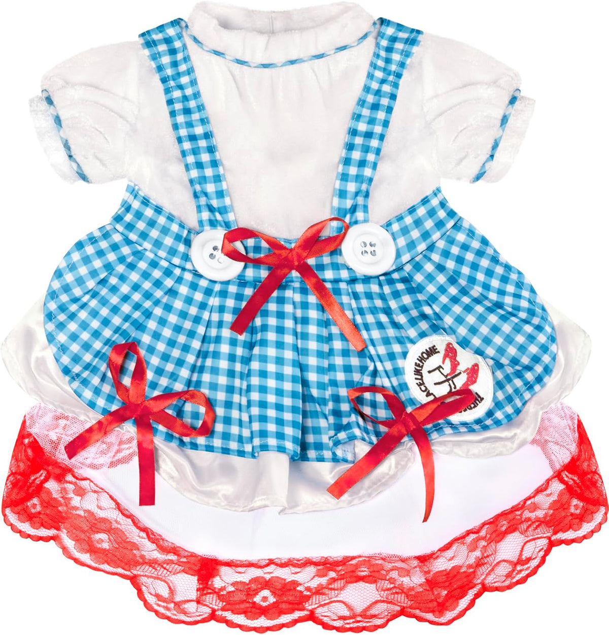 The Wizard of Oz: Dorothy Pet Costume for for Dogs or Cats by Rubies, Small