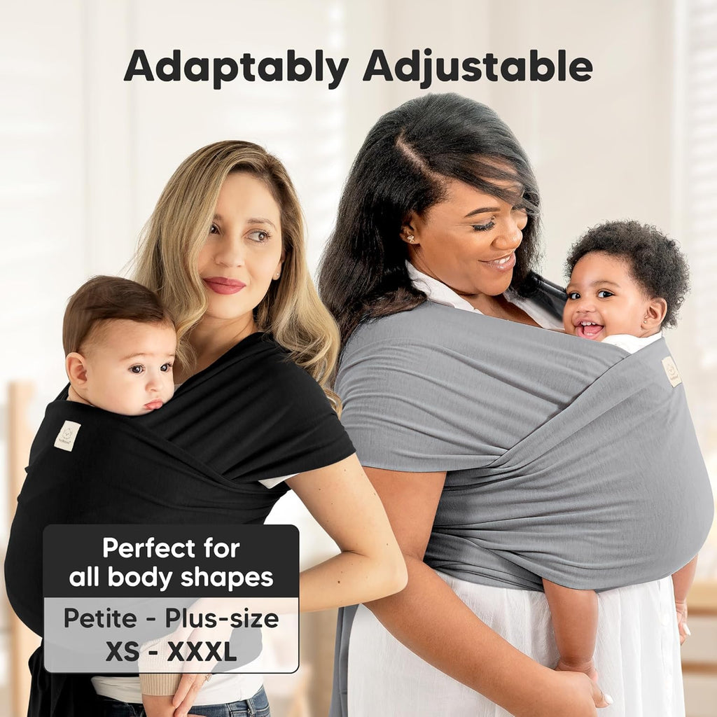 Baby Wrap Carrier, All in 1 Original Baby Carrier (Pink Daisies) | Newborn to Toddler Sling, Easy to Wear, Hands Free