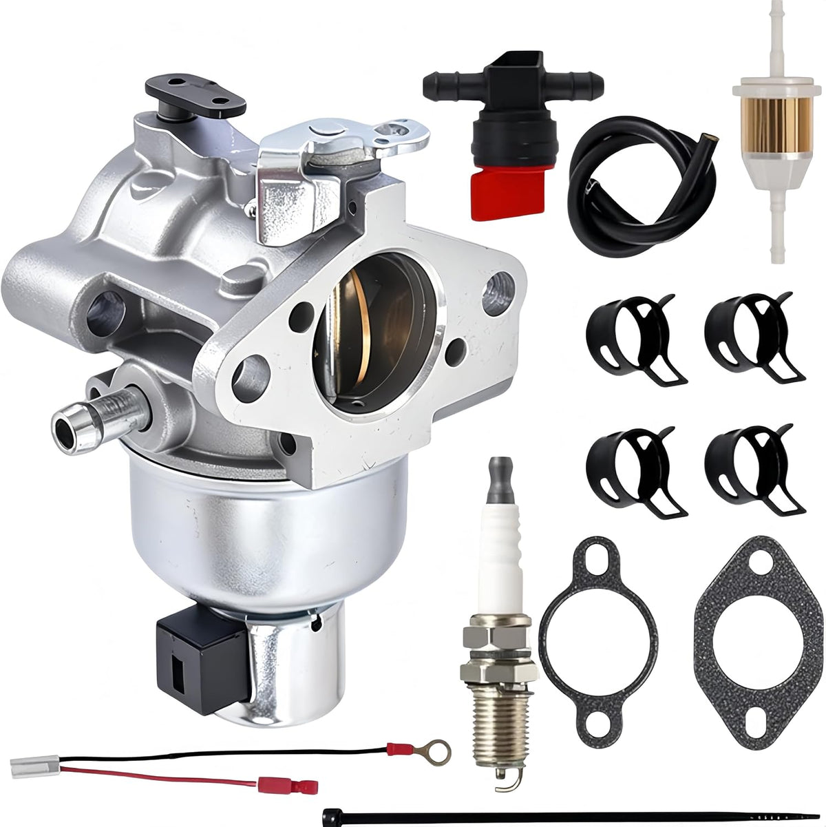 LTX-1045 LTX-1040 Carburetor Tune Up Kits Fits for Cub Cadet LTX1045 LTX1040 LT1045 LT1042 LT1040 LTX1042 Lawn Mower Tractor Parts for Kohler Courage 18HP 19HP 20HP 22HP Engine SV600 SV480 SV470